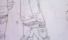 漫画速写动漫人物,捕捉光影中的青春风采